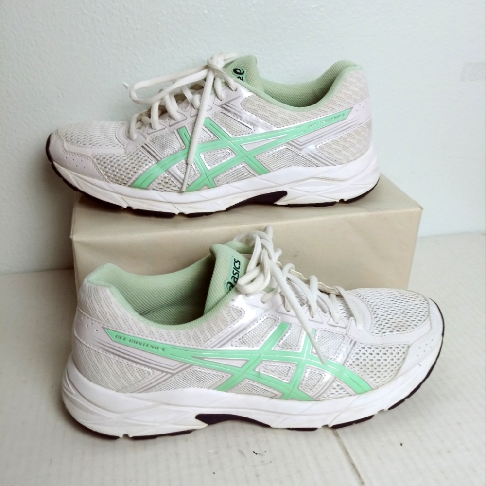 Asics Ortholite W/Green Mint Women's Sneakers Size 9 - Gem
